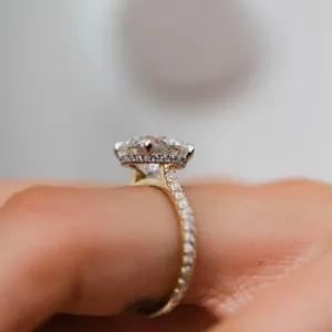 Moissanite Engagement Ring