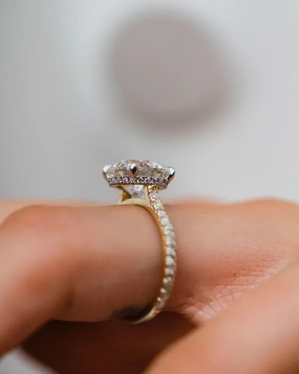 Moissanite Engagement Ring