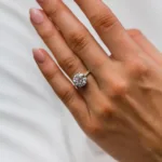 Moissanite Engagement Ring