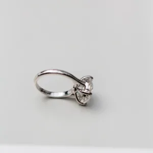 4.00Ct Round Cut Moissanite Diamond Ring Solitaire Moissanite Engagement Ring 14K Gold Ring For Women