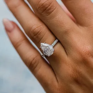 Moissanite Engagement Ring