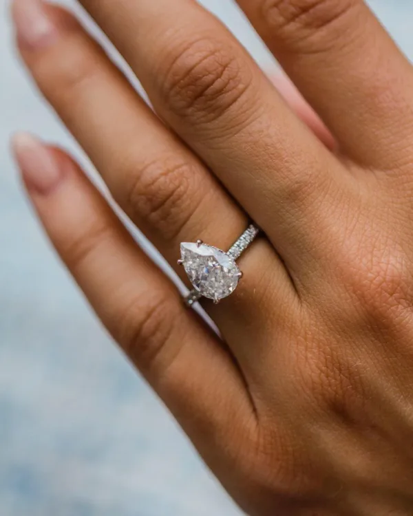 Moissanite Engagement Ring