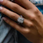 Moissanite Solitaire Ring