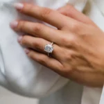 4.5Ct Cushion Cut Moissanite Diamond Ring 14K Gold Ring Engagement Ring