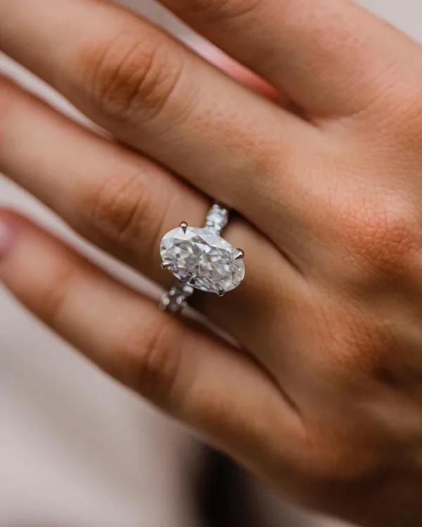 Moissanite Engagement Ring