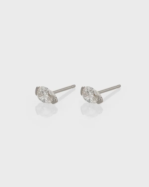 0.27Ct Moissanite Pear Cut Diamond Earring Set 14K Gold Earring Set Solitaire Earring For Her