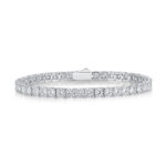 4mm EF/VS1 Round Cut Moissanite Tennis Bracelet