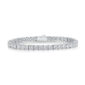 4mm EF/VS1 Round Cut Moissanite Tennis Bracelet
