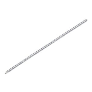 Tennis Bracelet Moissanite Round Cut Diamond Bracelet 14K Gold Bracelet For Women and Men - Image 4