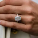 Moissanite Engagement Ring