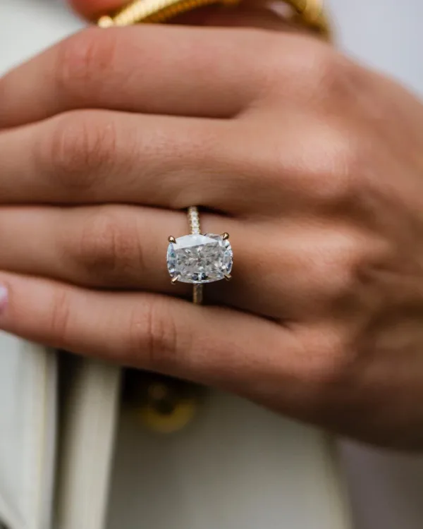 Moissanite Engagement Ring