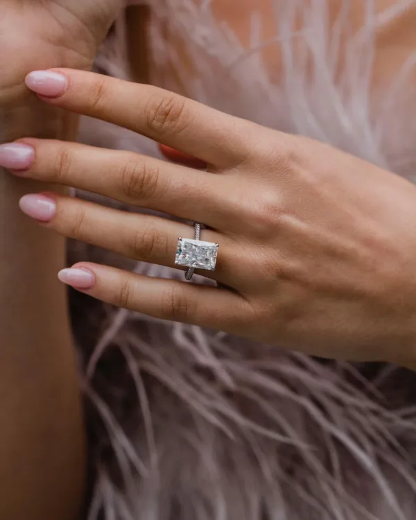 Moissanite Solitaire Ring