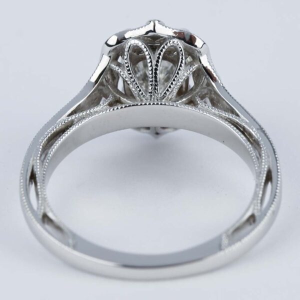 Vintage Edwardian Circa 1890s 2.00 CT Old European Diamond Art Deco Engagement Ring, Antique Estate Jewelry Rings