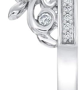 Disney Enchanted Fine Jewelry Diamond Belle Princess Ring 1/10ctw