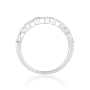 Enchanted Disney 1/4 CT. T.W. Cubic Zirconia Diamond Princess Crown Ring in 925 Sterling Silver - Anniversary Ring