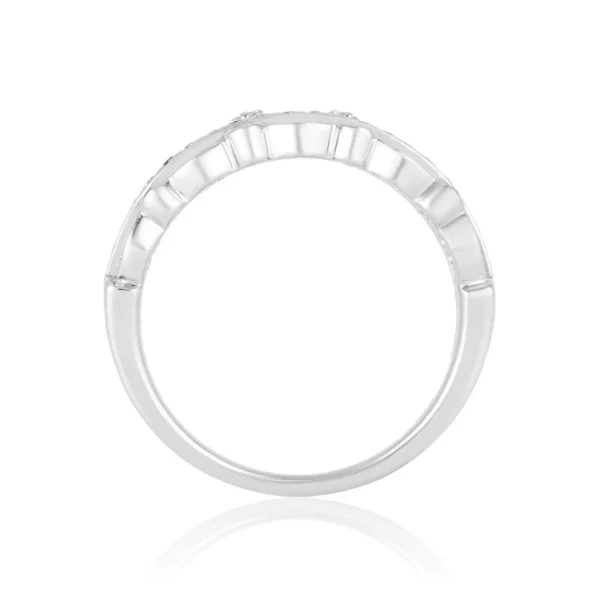 Enchanted Disney 1/4 CT. T.W. Cubic Zirconia Diamond Princess Crown Ring in 925 Sterling Silver - Anniversary Ring