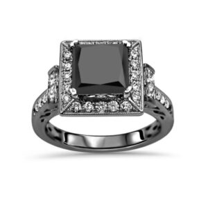 Enchanted Disney Villains Evil Queen Black Princess Diamond Engagement Ring Stunning Disney Maleficent Ring Wedding Anniversary Ring Beautiful Ring