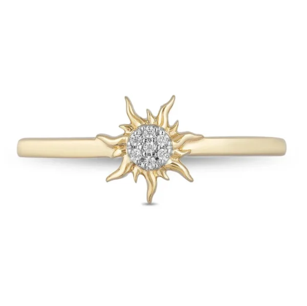 D597 disney rapunzel sun ring