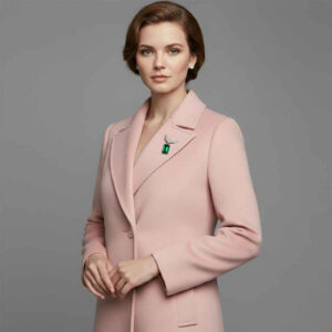 Schlumberger Bird On A Rock Green Emerald Cut Stone Brooch, 925 Sterling Silver Brooch, Bird Brooch with Green Stone Brooch, Unisex Brooch - Image 4