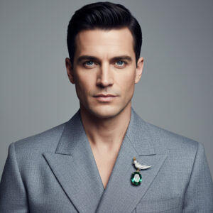 Bird On A Rock, Ruby Oval Cut Stone Schlumberger Brooch, 925 Sterling Silver Brooch, Bird Brooch with Ruby Stone Brooch, Unisex Brooch - Image 5