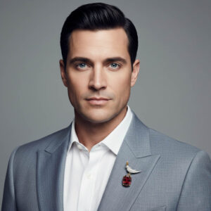 Bird On A Rock, Garnet Red Cut Stone Schlumberger Brooch, 925 Sterling Silver Brooch, Bird Brooch with Garnet Red Stone Brooch, Unisex Brooch - Image 2