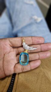 Schlumberger Bird On A Rock Amethyst Cushion Cut Stone Brooch, 925 Sterling Silver Brooch, Bird Brooch with Amethyst Stone Brooch, Unisex Brooch photo review